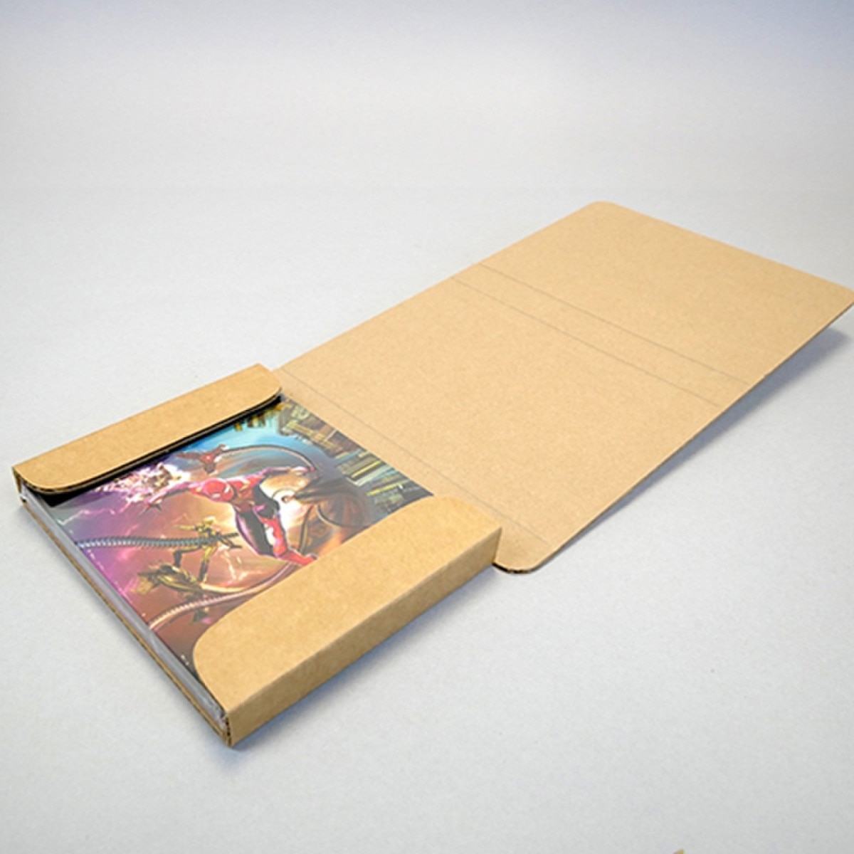 Bookwrap style mailers for Blu-ray